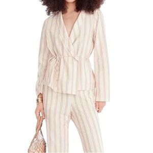 NWT J.Crew Striped Lounge Set - Top XXL / Pants 16 – Rust & Cream Coordinates